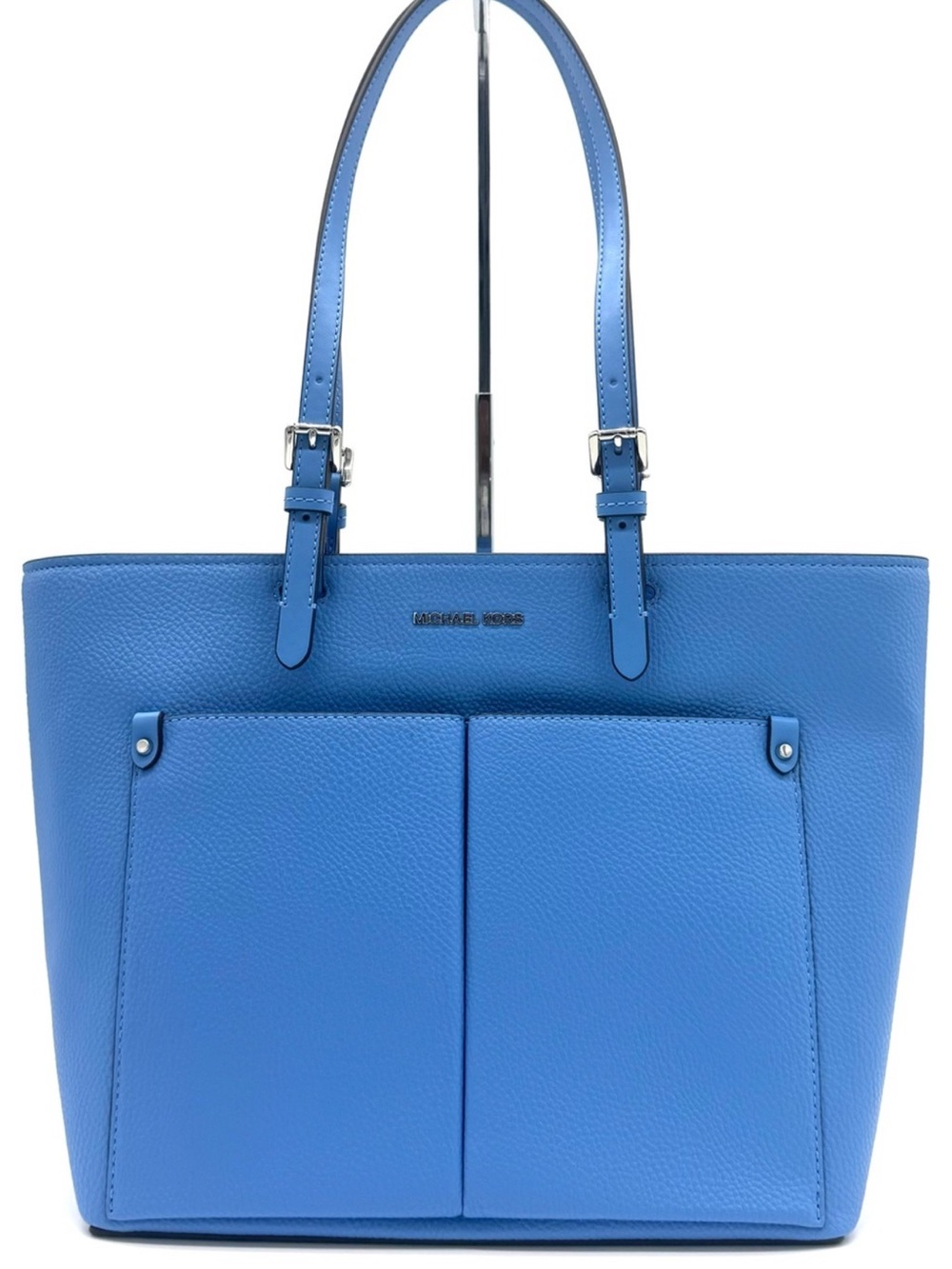 Michael Kors Jet Set Medium Pocket Tote Bag South Pacific Blue